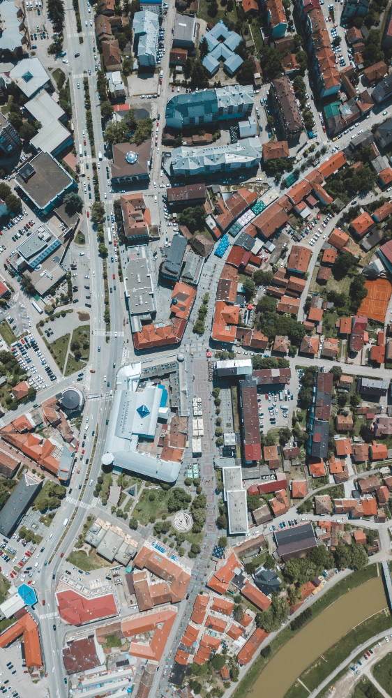 Map or city view